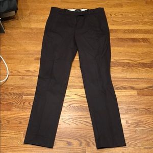 J crew Maddie black pant size 4